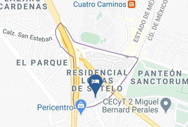Naucalpan De Juarez - Fiesta Americana Mexico Toreo Maps