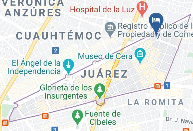 Cuauhtemoc - Fiesta Americana Reforma Maps