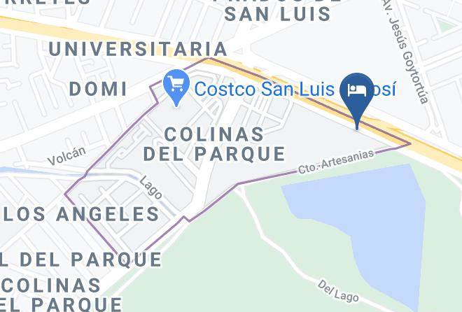 San Luis Potosi Inas Del Parque - Fiesta Americana San Luis Potosi Maps