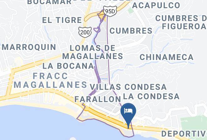 Acapulco De Juarez - Fiesta Americana Villas Acapulco Maps