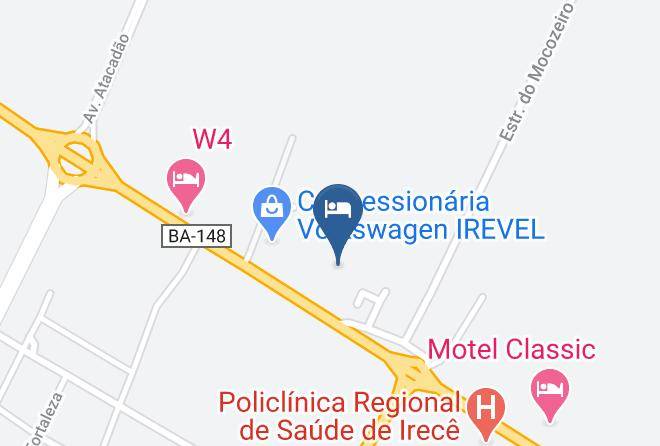 Irece - Fiesta Baiana Clube Hotel Maps