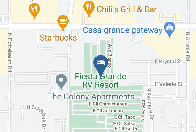 Fiesta Grande Rv Resort Map