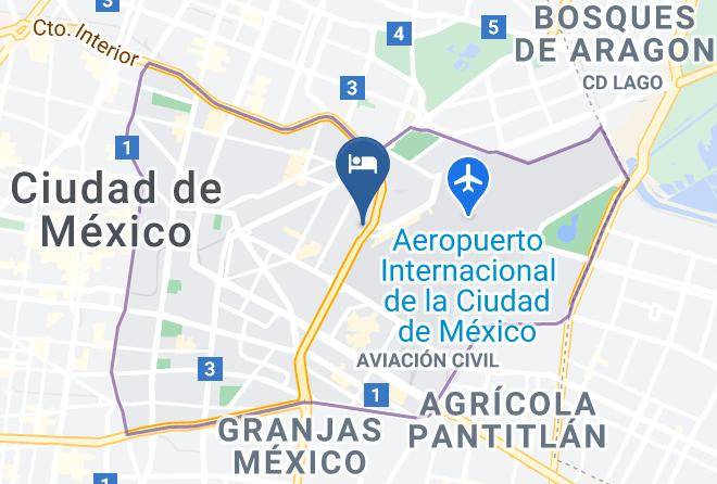 Venustiano Carranza - Fiesta Inn Aeropuerto Ciudad De Mexico Maps