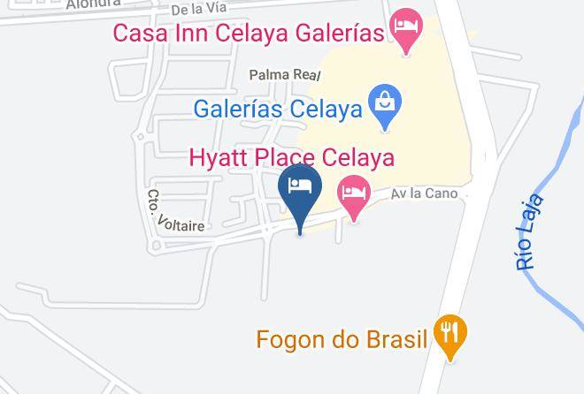 Celaya - Fiesta Inn Celaya Galerias Maps