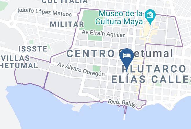 Othon P Blanco - Fiesta Inn Chetumal Maps