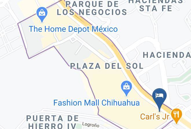 Chihuahua - Fiesta Inn Chihuahua Fashion Mall Maps