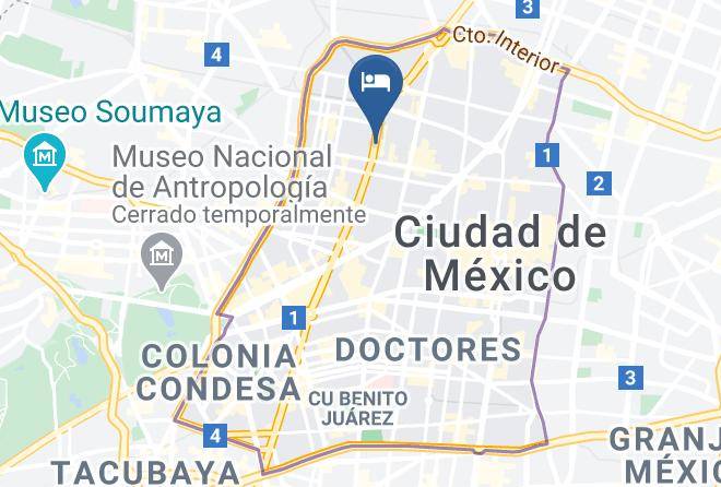 Cuauhtemoc - Fiesta Inn Ciudad De Mexico Forum Buenavista Maps