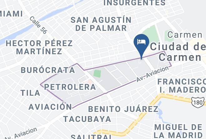 Carmen - Fiesta Inn Ciudad Del Carmen Maps