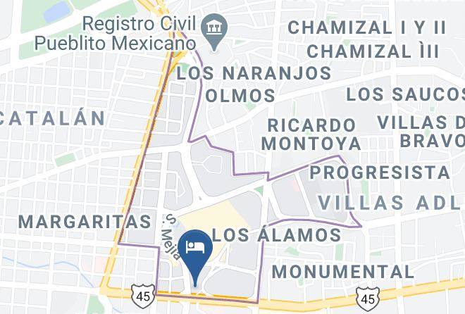 Fiesta Inn Ciudad Juarez Map