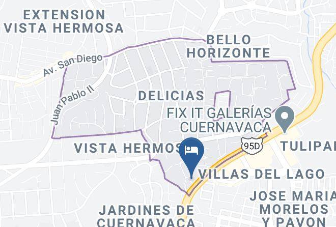 Cuernavaca - Fiesta Inn Cuernavaca Maps