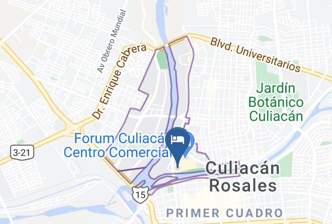 Culiacan - Fiesta Inn Culiacan Maps