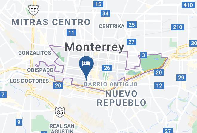 Monterrey - Fiesta Inn Express Monterrey Centro Maps