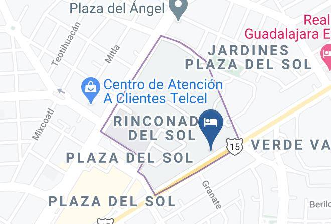 Zapopan - Fiesta Inn Guadalajara Expo Maps