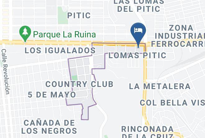 Fiesta Inn Hermosillo Map