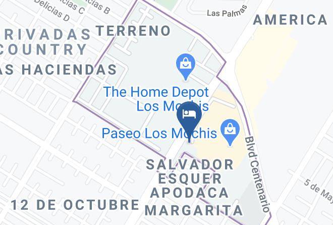 Ahome - Fiesta Inn Los Mochis Maps