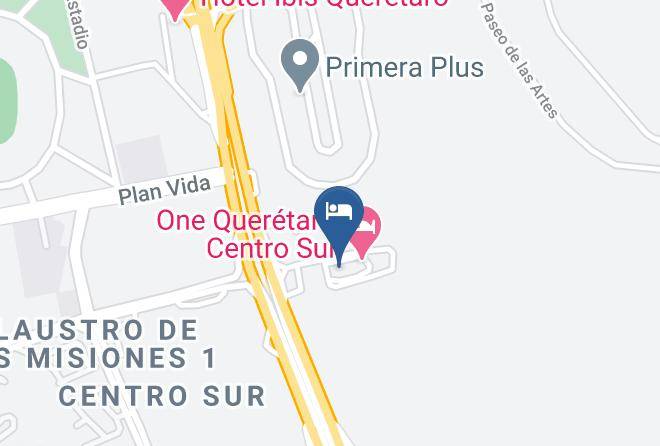 Santiago De Queretaro - Fiesta Inn Queretaro Centro Sur Maps