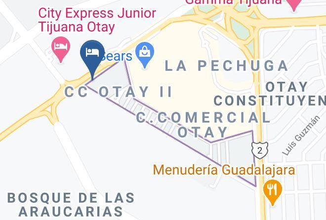 Tijuana - Fiesta Inn Tijuana Otay Aeropuerto Maps
