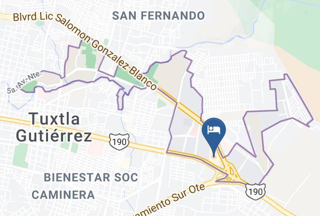 Tuxtla Gutierrez - Fiesta Inn Tuxtla Fashion Mall Maps