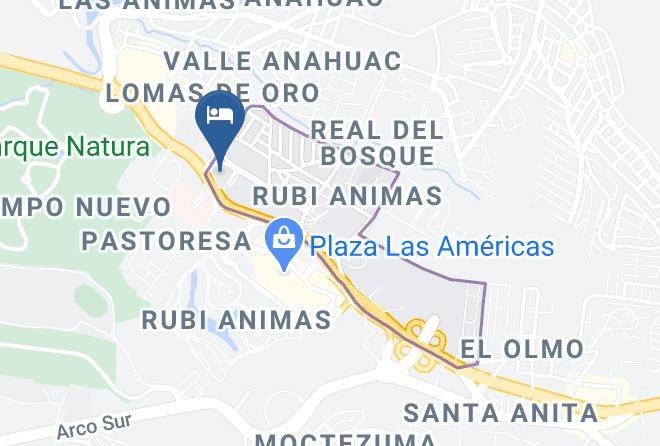 Fiesta Inn Xalapa Map