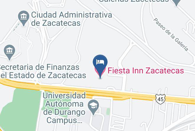 Zacatecas Zacatlan - Fiesta Inn Zacatecas Maps