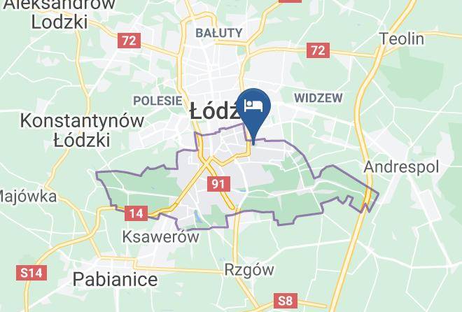 Lodz - Fiesta S C Pensjonat Maps
