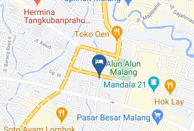 Kota Malang - Fiffa Syariah Hotel Maps