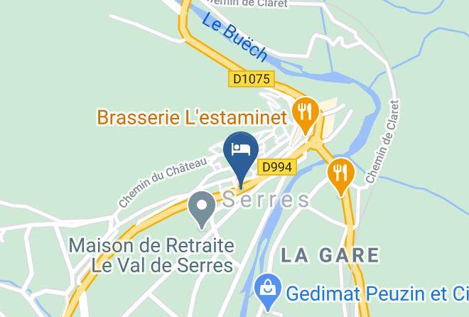 Hautes Alpes - Hotel Fifi Moulin Maps