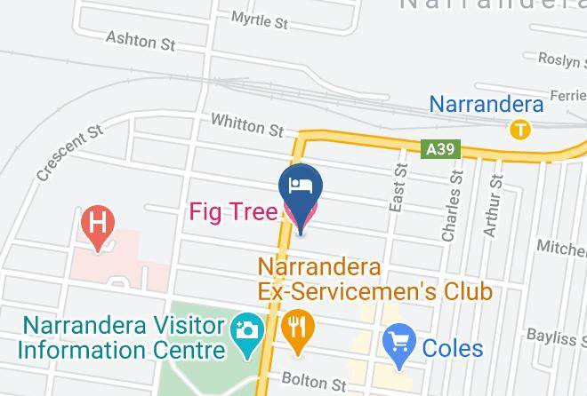 Narrandera - Fig Tree Motel Maps