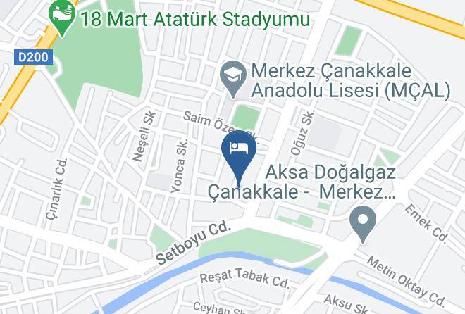 Canakkale Ismet Pasa - Figen Hotel Maps