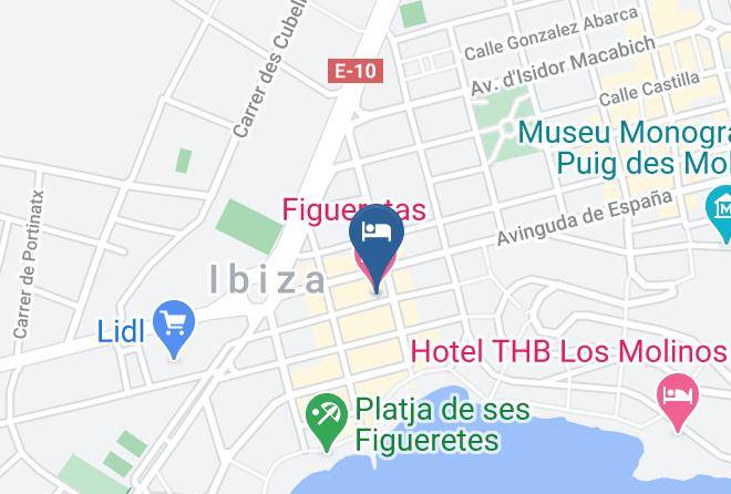 Baleares - Figueretas Hotel Maps