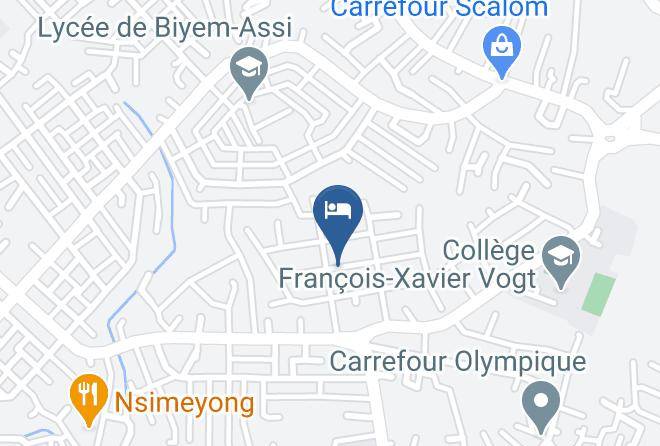 Fiiaa Maison Des Loisirs Et De La Culture Map - Centre - Mfoundi
