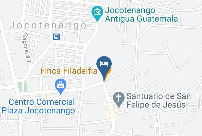 Jocotenango - Filadelfia Coffee Resort & Tours Maps