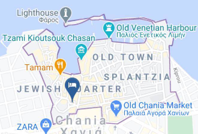 Khania - Fileas Art Hotel Maps