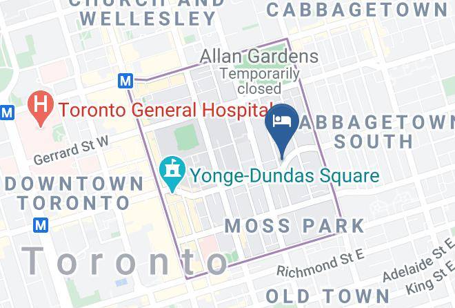 Toronto - Filmores Hotel Maps