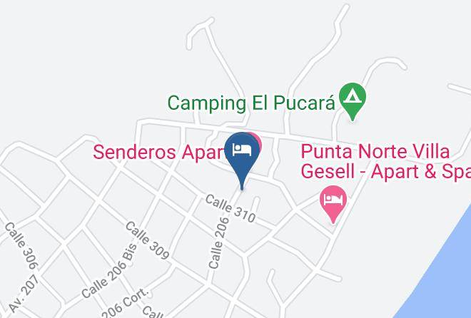 Villa Gesell - Filo De Los Medanos Maps