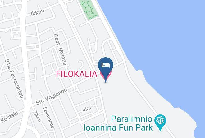 Ioannina - Filokalia Hotel Maps