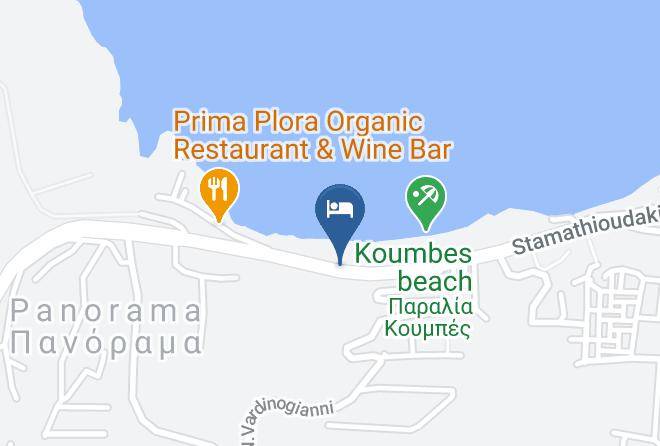 Filoxenia Beach Hotel Map