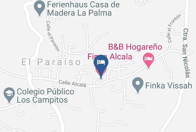 Santa Cruz De Tenerife - Finca Alcala Maps