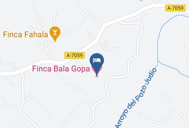 Malaga - Finca Bala Gopa Maps