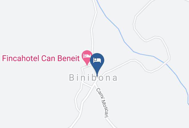 Finca Binibona Parc Natural Map