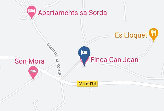 Baleares - Finca Can Juan Maps