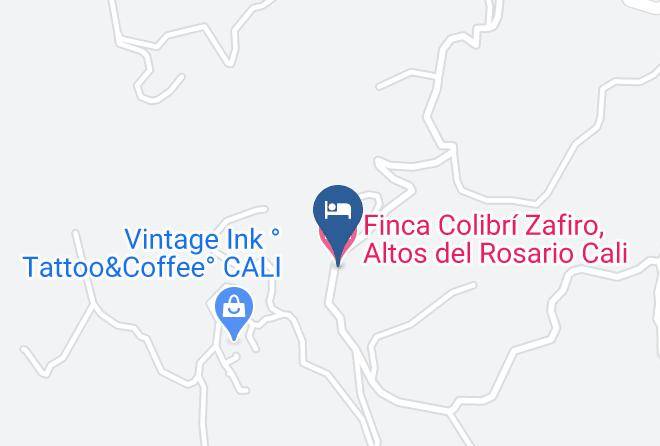 Cali - Finca Colibri Zafiro Altos Del Rosario Cali Maps