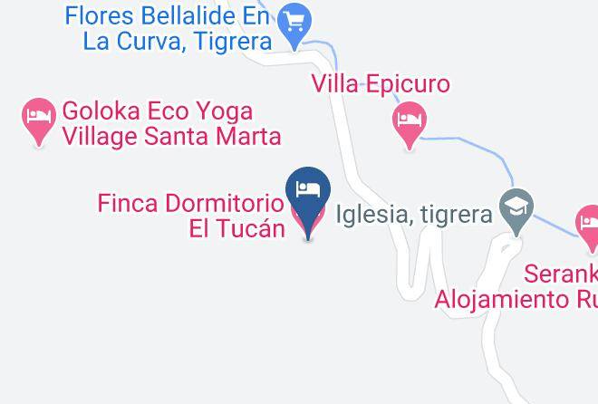 Santa Marta - Finca Dormitorio El Tucan Maps