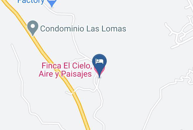 Finca El Cielo Aire Y Paisajes Map