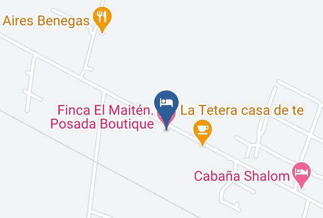 San Rafael - Finca El Maiten Posada Boutique Maps