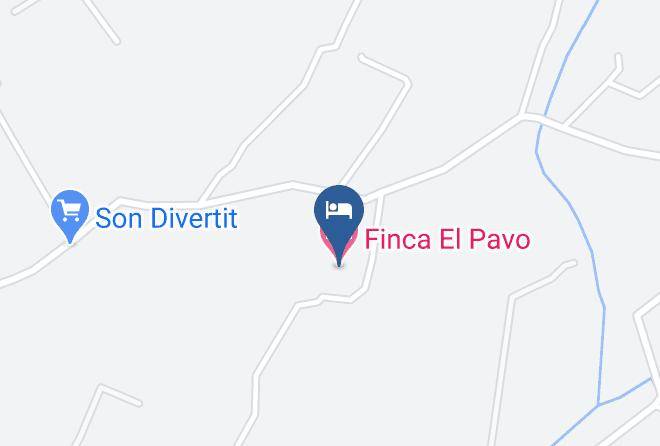 Finca El Pavo Map