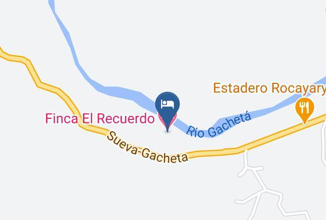 Finca El Recuerdo Map