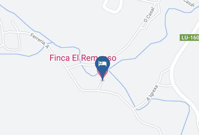 Finca El Remanso Map