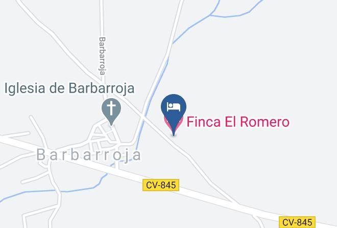 Finca El Romero Map