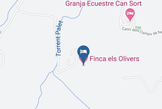 Girona - Finca Els Olivers Maps